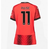 AC Milan Christian Pulisic #11 Hemmatröja Kvinnor 2023-24 Korta ärmar